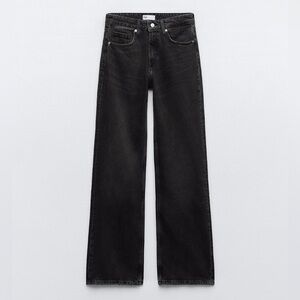 Zara Black Mid Rise Jeans